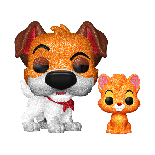 Oliver and Company (1988) - Dodger with Oliver US Exclusive Diamond Glitter Pop! Vinyl