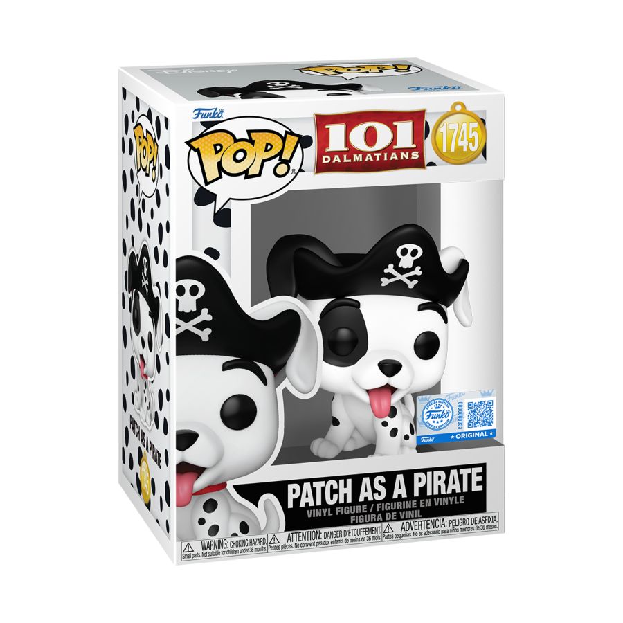 101 Dalmatians - Patch as a Pirate US Exclusive Pop! Vinyl