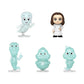 Casper (1995) - Mini Vinyl Figures Assortment (Display of 12)