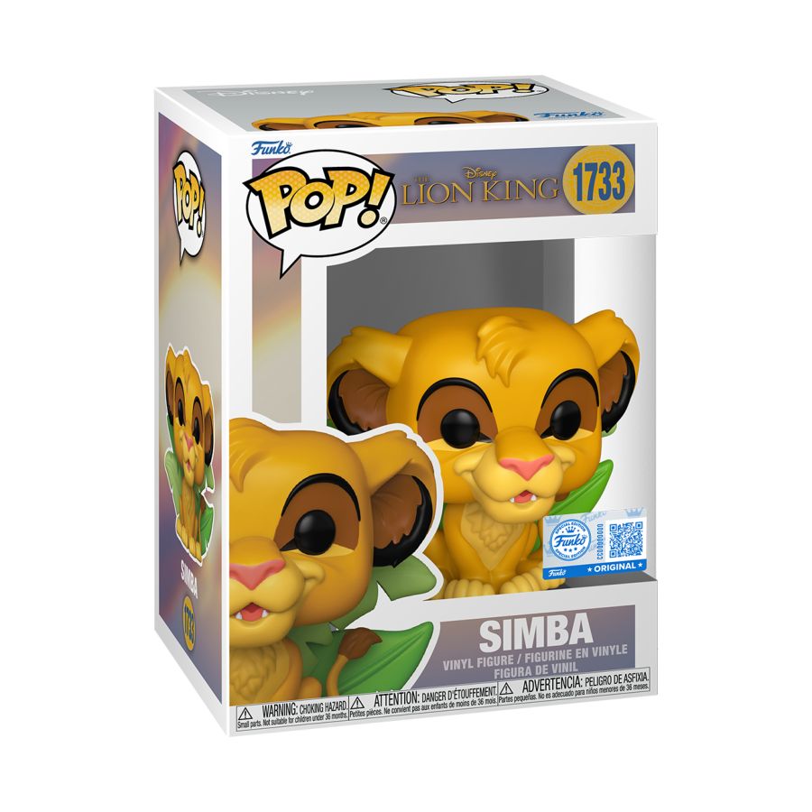 Lion King - Simba US Exclusive Pop! Vinyl