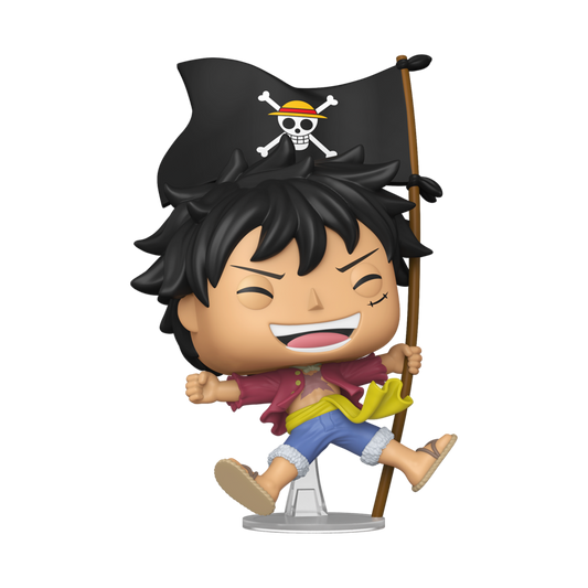 One Piece - Luffy D. Luffy (with Flag) US Exclusive Pop! Vinyl