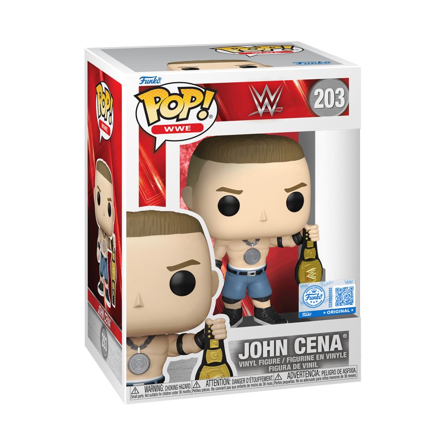 WWE - John Cena with Spinner Belt US Exclusive Pop! Vinyl