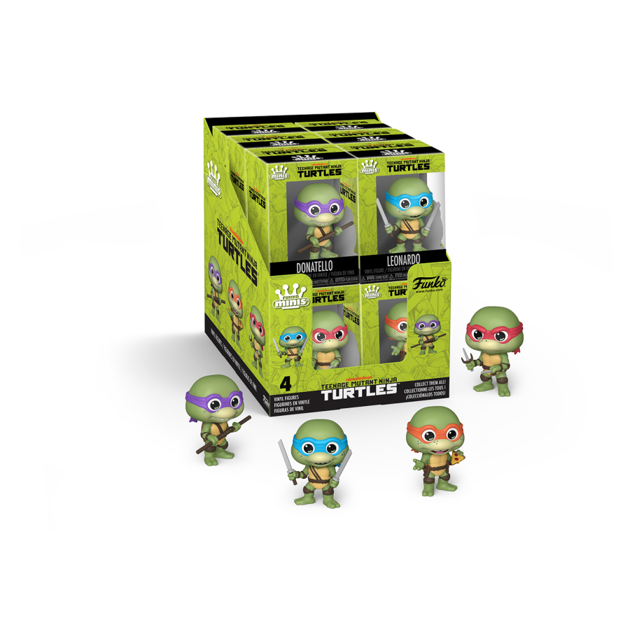 Teenage Mutant Ninja Turtles 2 (1991) - Mini Vinyl Figures Assortment (Display of 12)