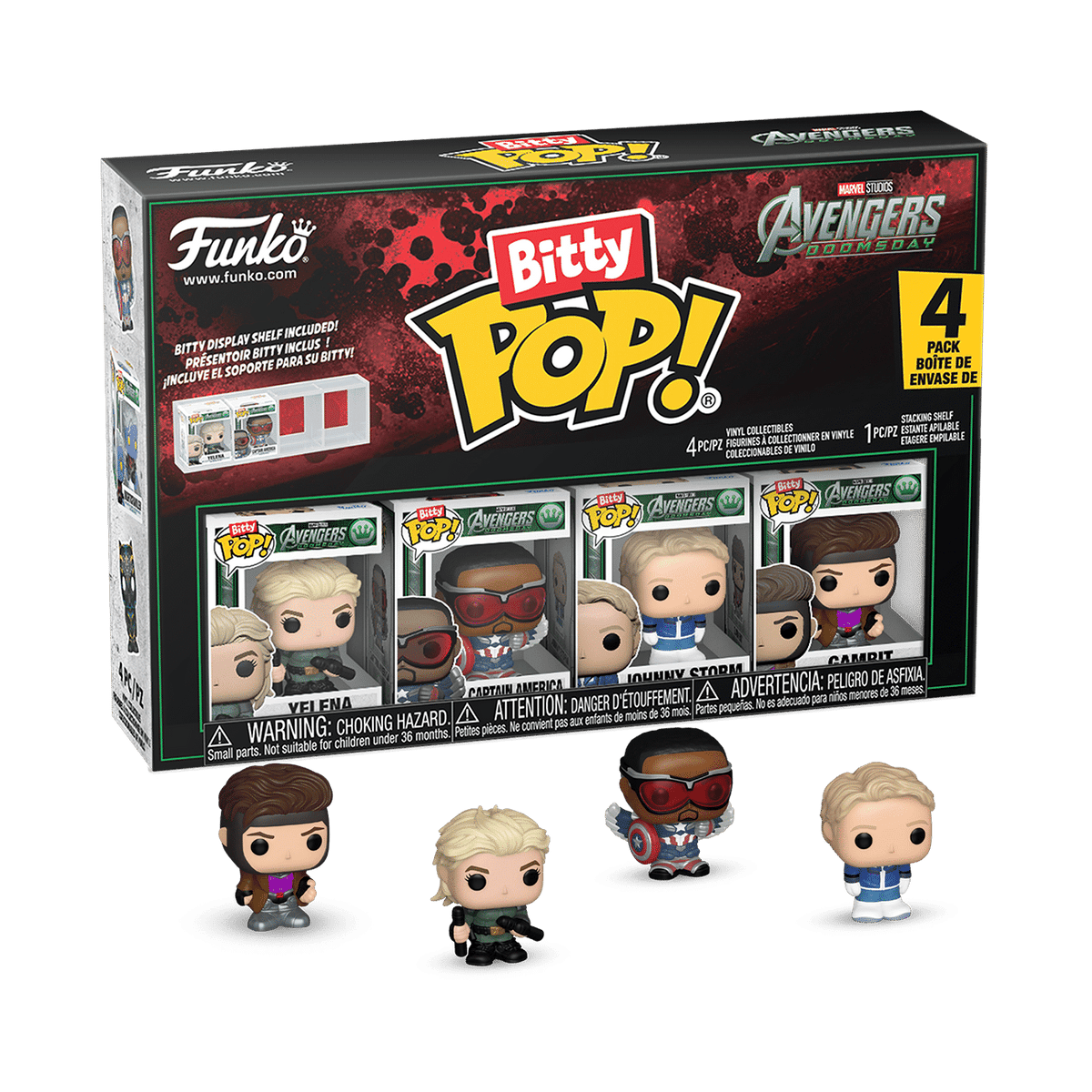 Avengers: Doomsday - Yelena Bitty Pop! 4-Pack