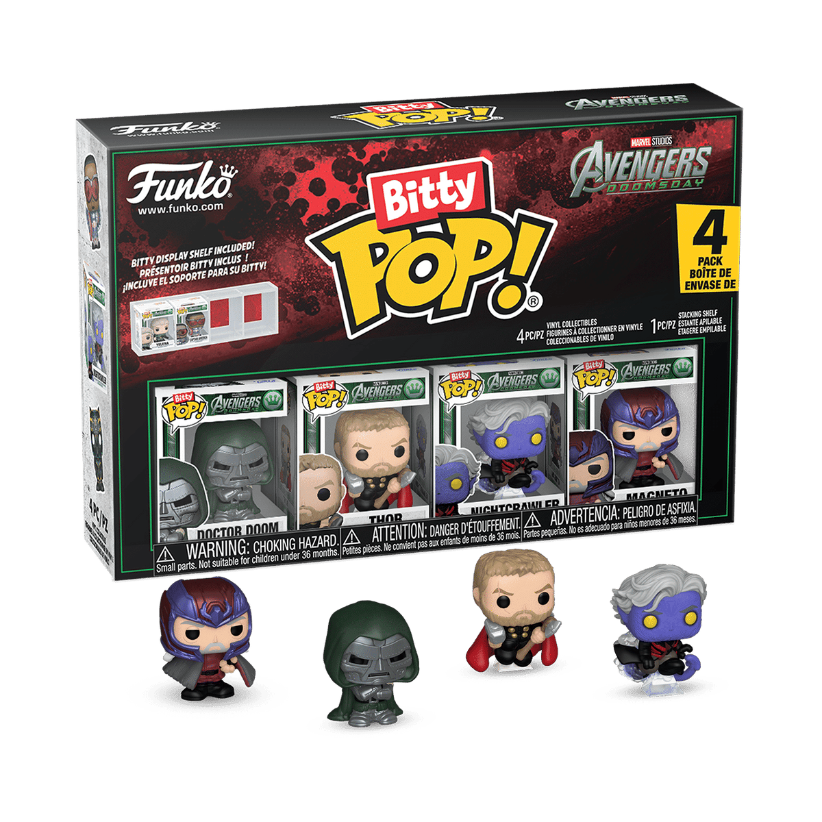 Avengers: Doomsday - Doctor Doom Bitty Pop! 4-Pack