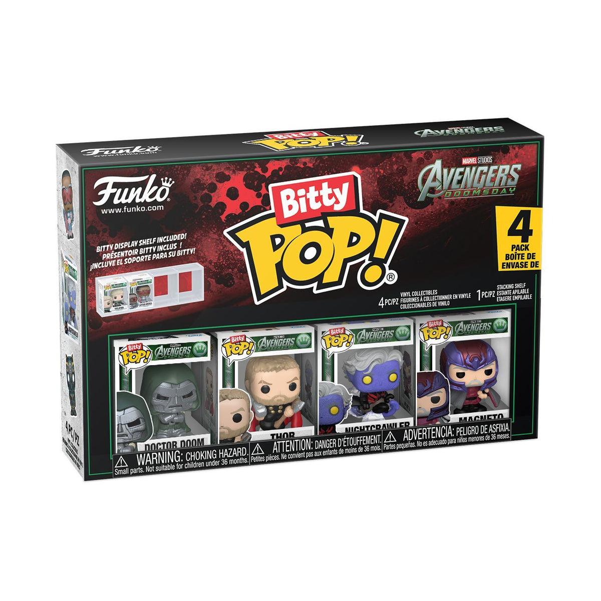 Avengers: Doomsday - Doctor Doom Bitty Pop! 4-Pack