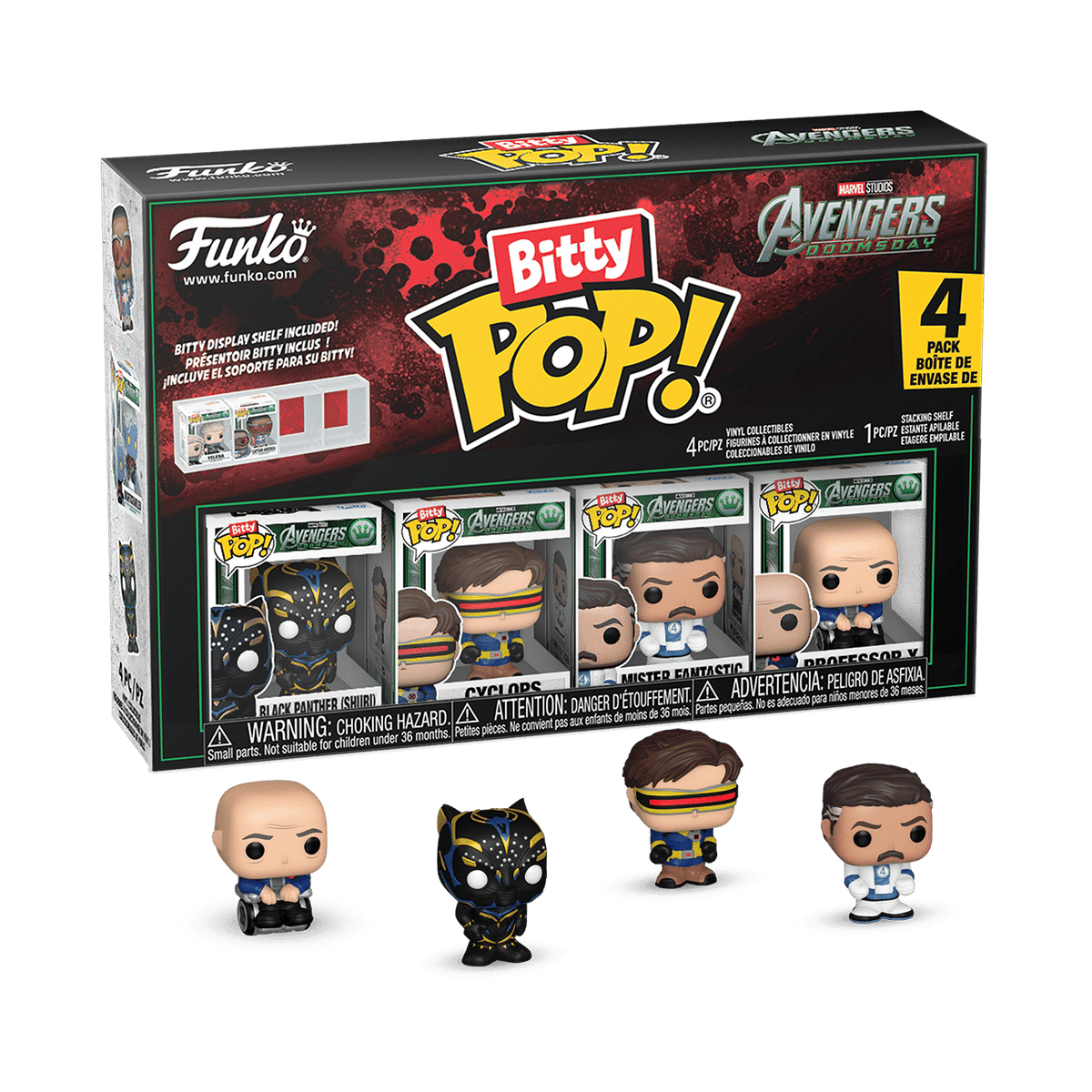 Avengers: Doomsday - Black Panther (Shuri) Bitty Pop! 4-Pack