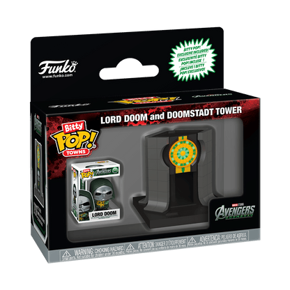 Avengers: Doomsday - Lord Doom with Doomstadt Tower Bitty Pop! Town