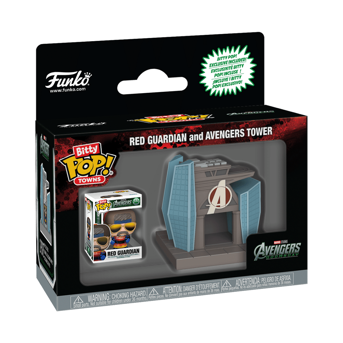 Avengers: Doomsday - Red Guardian with Avengers Tower Bitty Pop! Town