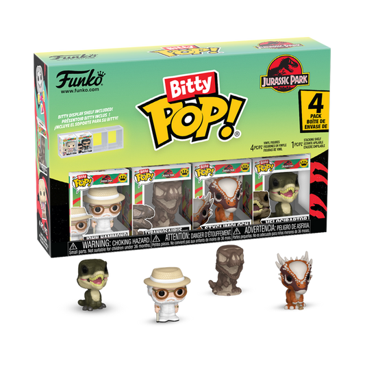 Jurassic Park - Velociraptor Bitty Pop! 4-Pack