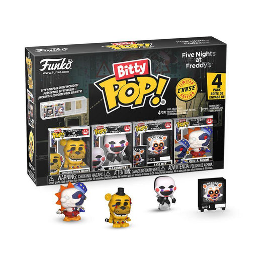 Five Nights at Freddy's - Withered Golden Freddy Bitty Pop! 4-Pack