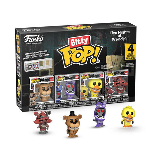 Five Nights at Freddy's - Withered Bitty Pop! 4-Pack