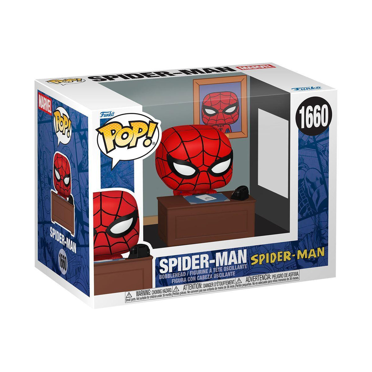 Marvel - Spider-Man with Desk Meme Pop! Premium