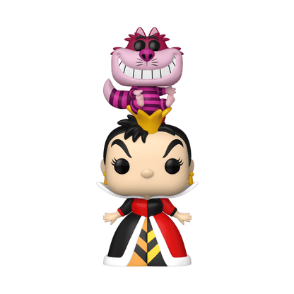 Alice in Wonderland (1951) - Queen of Hearts with Cheshire Cat Pop! Premium