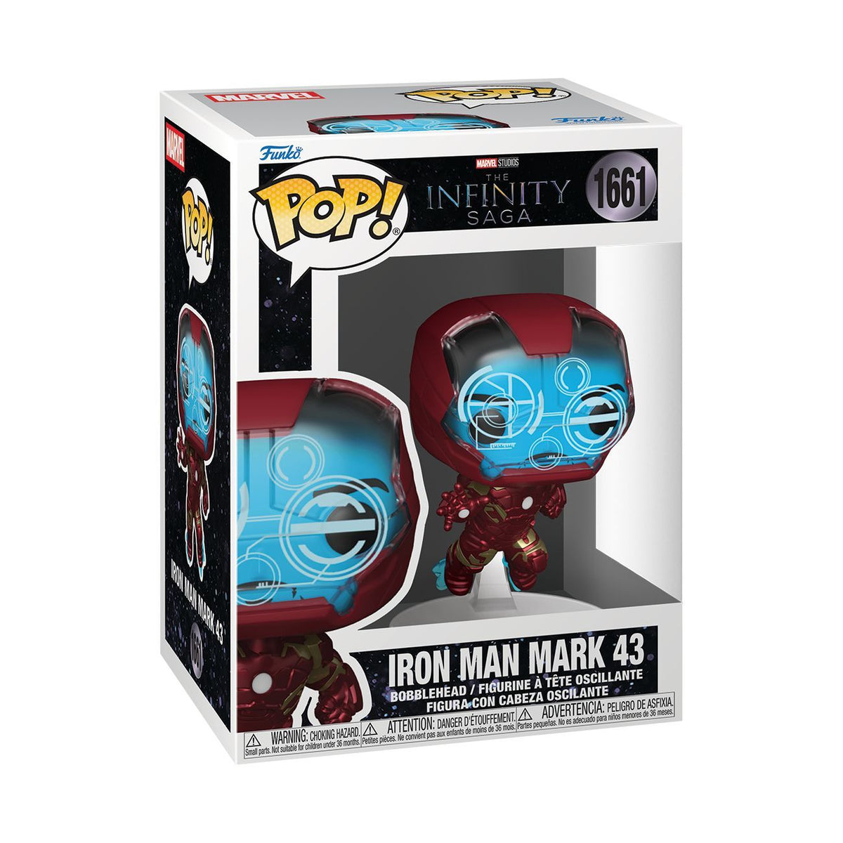 Marvel: Infinity Saga - Iron Man Mark 43 (Visor) Pop! Vinyl