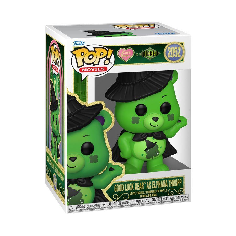 Wicked x Care Bears - Good Luck Bear as Elphaba Thropp Pop! Vinyl