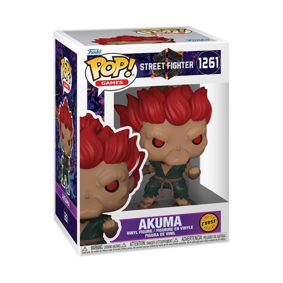 Street Fighter 6 - Akuma (with Chase) Pop! Vinyl