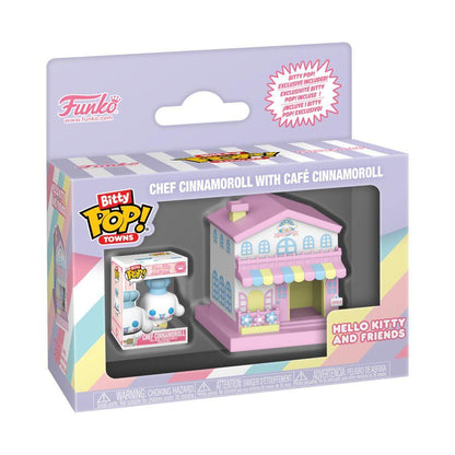Hello Kitty - Cinnamoroll with Café Bitty Pop! Town