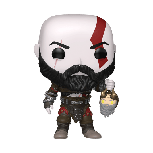 God of War: Ragnarok - Kratos with Mimir's Head Pop! Vinyl