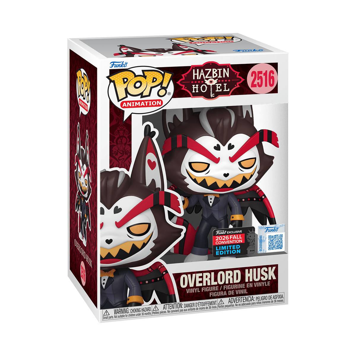 Hazbin Hotel - Overlord Husk 2026 NYCC Exclusive Pop! Vinyl