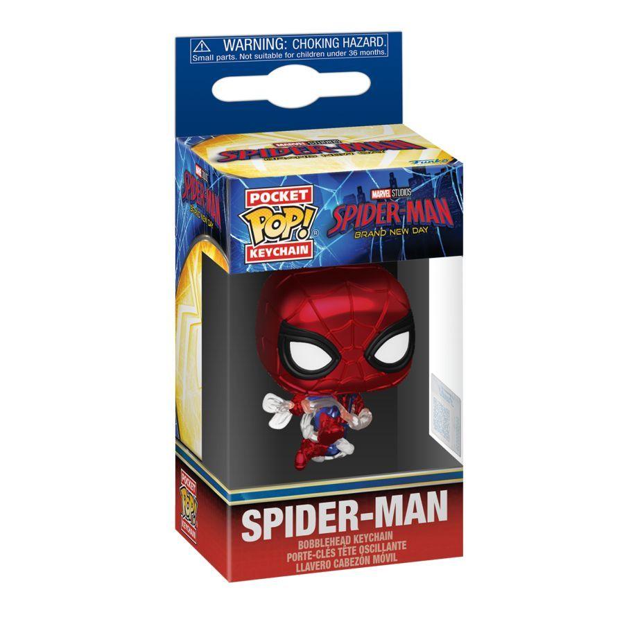 Spider-Man: Brand New Day - Spider-Man Metallic Pop! Vinyl Keychain