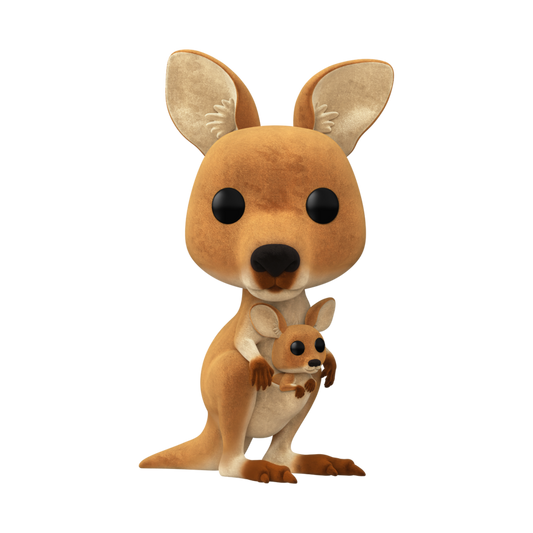 Australian Animals - Kangaroo Flocked Pop! Vinyl