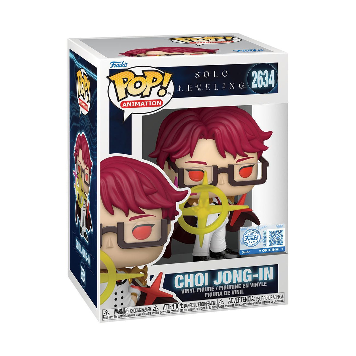 Solo Leveling - Choi Jong-In (with Chase) Exclusive Pop! Vinyl