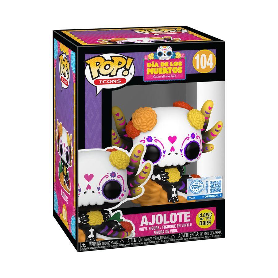 Dia de Los Muertos - Ajolote Exclusive Glow Pop! Vinyl