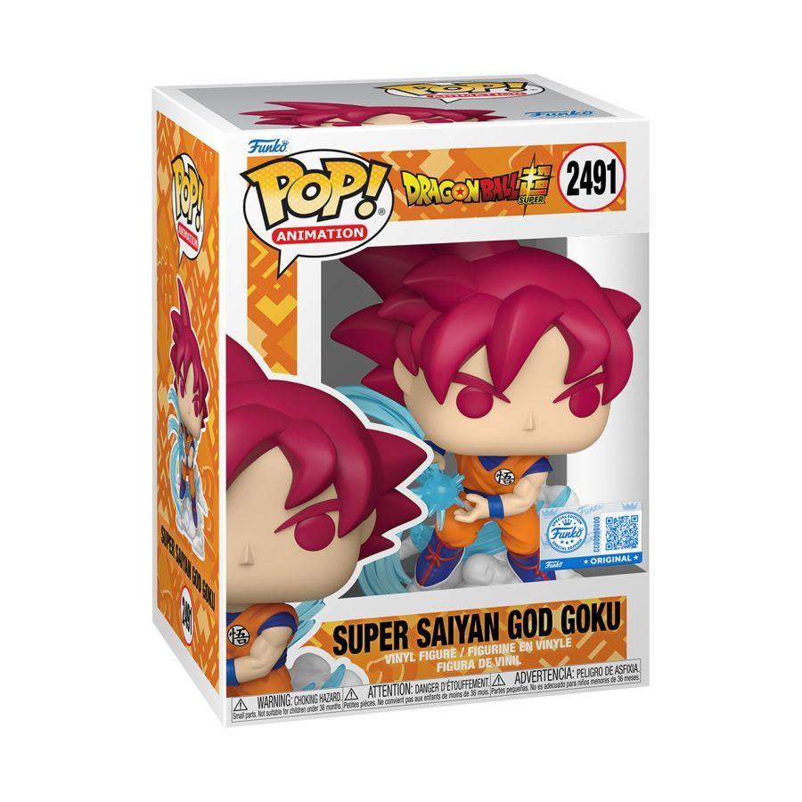 Dragon Ball: Super - Super Saiyan God Goku (with Chase) Exclusive Pop! Vinyl