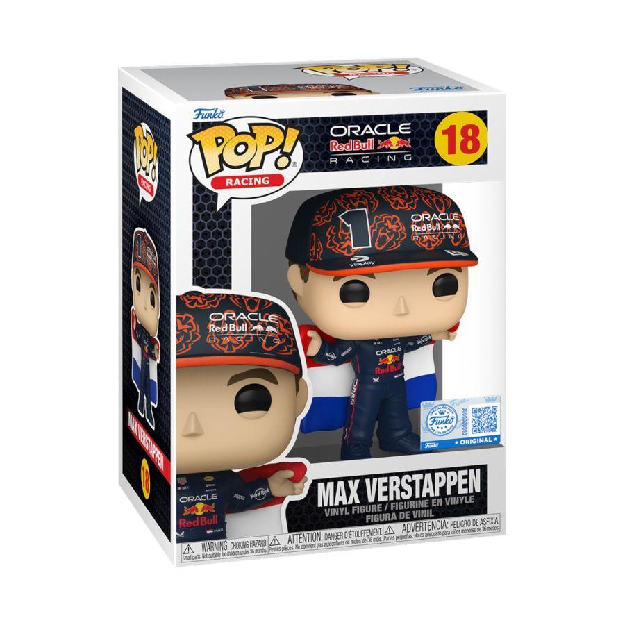 Formula 1: Red Bull - Max Verstappen with Flag Exclusive Pop! Vinyl