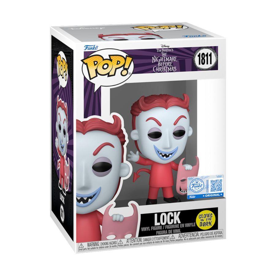 Nightmare Before Christmas - Lock Exclusive Glow Pop! Vinyl