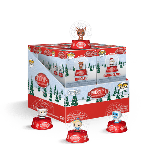Rudolph - Mini Snow Globes Assortment (Display of 12)