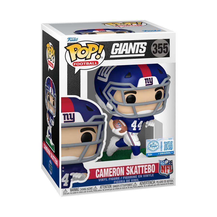 NFL: Giants - Cameron Skattebo Exclusive Pop! Vinyl