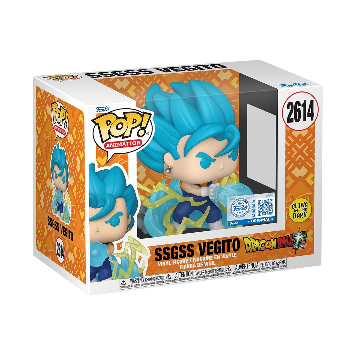 Dragon Ball Z - SSGSS Vegito Exclusive Glow Pop! Premium