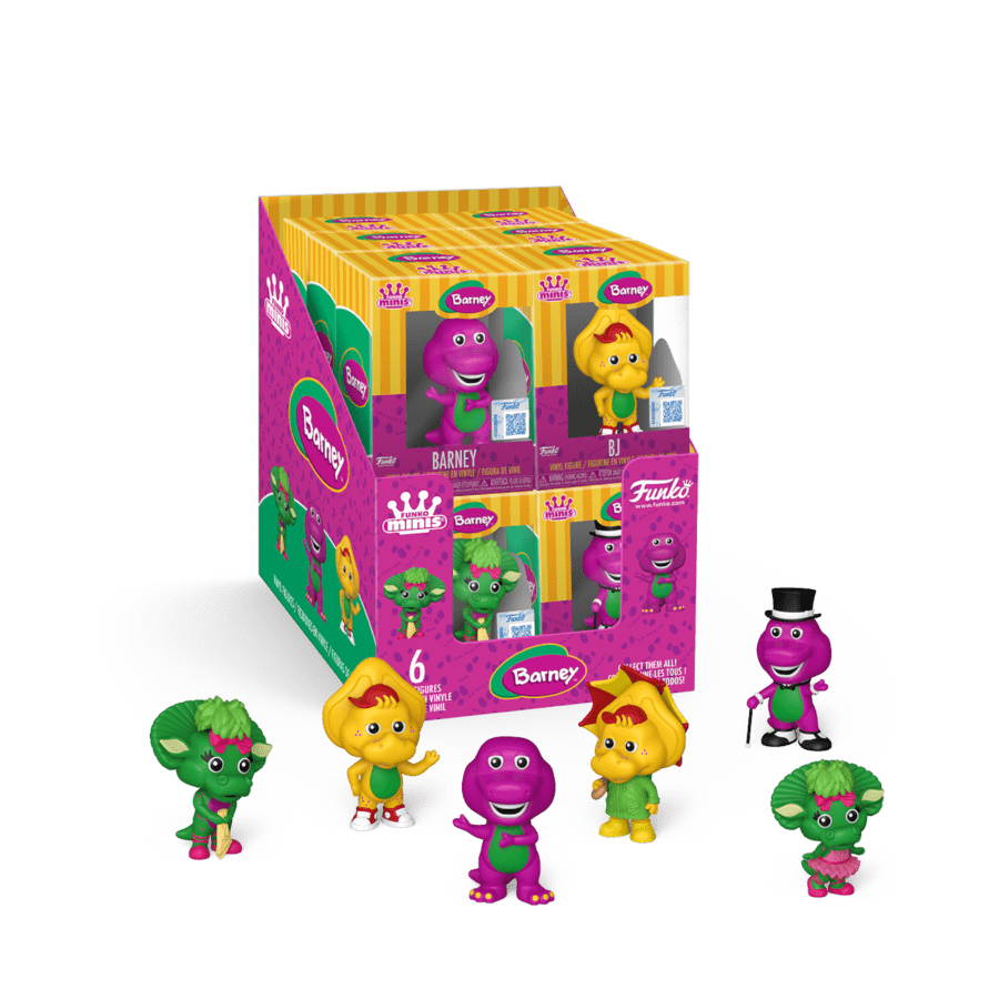 Barney - Mini Vinyl Figures Assortment (Display of 12)