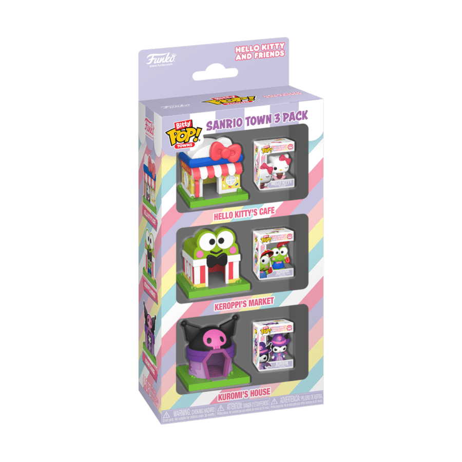 Sanrio - Sanrio Bitty Pop! Town 3-Pack