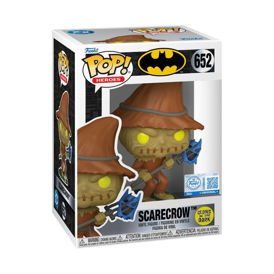 Batman: The Animated Series - Scarecrow with Pitchfork Exclusive Glow Pop! Vinyl
