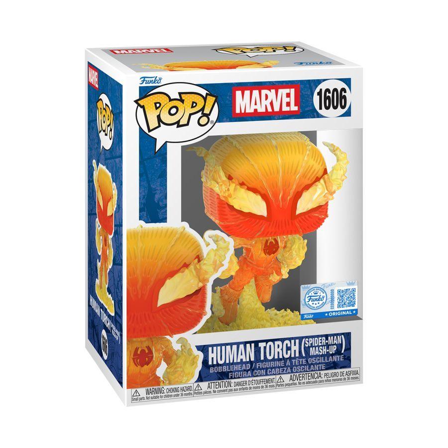 Marvel Comics - Spider-Man as Human Torch US Exclusive Pop! Vinyl