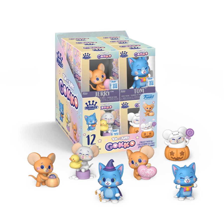 Tom & Jerry: Gokko - Mini Vinyl Figures Assortment (Display of 12)