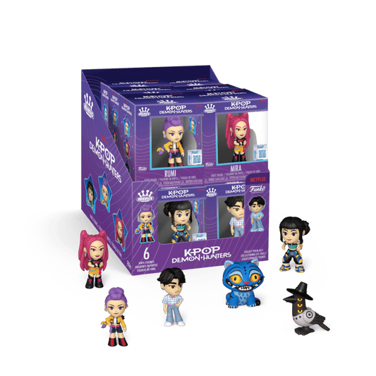 KPop Demon Hunters - Mini Vinyl Figures Assortment (Display of 12)