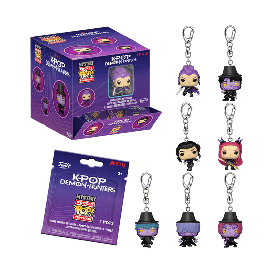 KPop Demon Hunters - Pop! Keychain Blind Bag Assortment (Display of 12)
