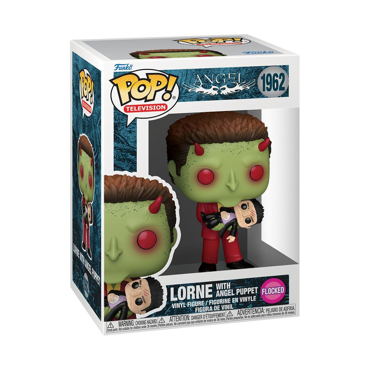 Angel - Lorne with Angel Puppet Flocked Pop! Vinyl