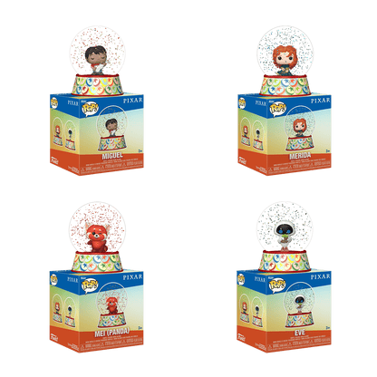 Pixar - Mini Glitter Snow Globes Assortment (Display of 12)