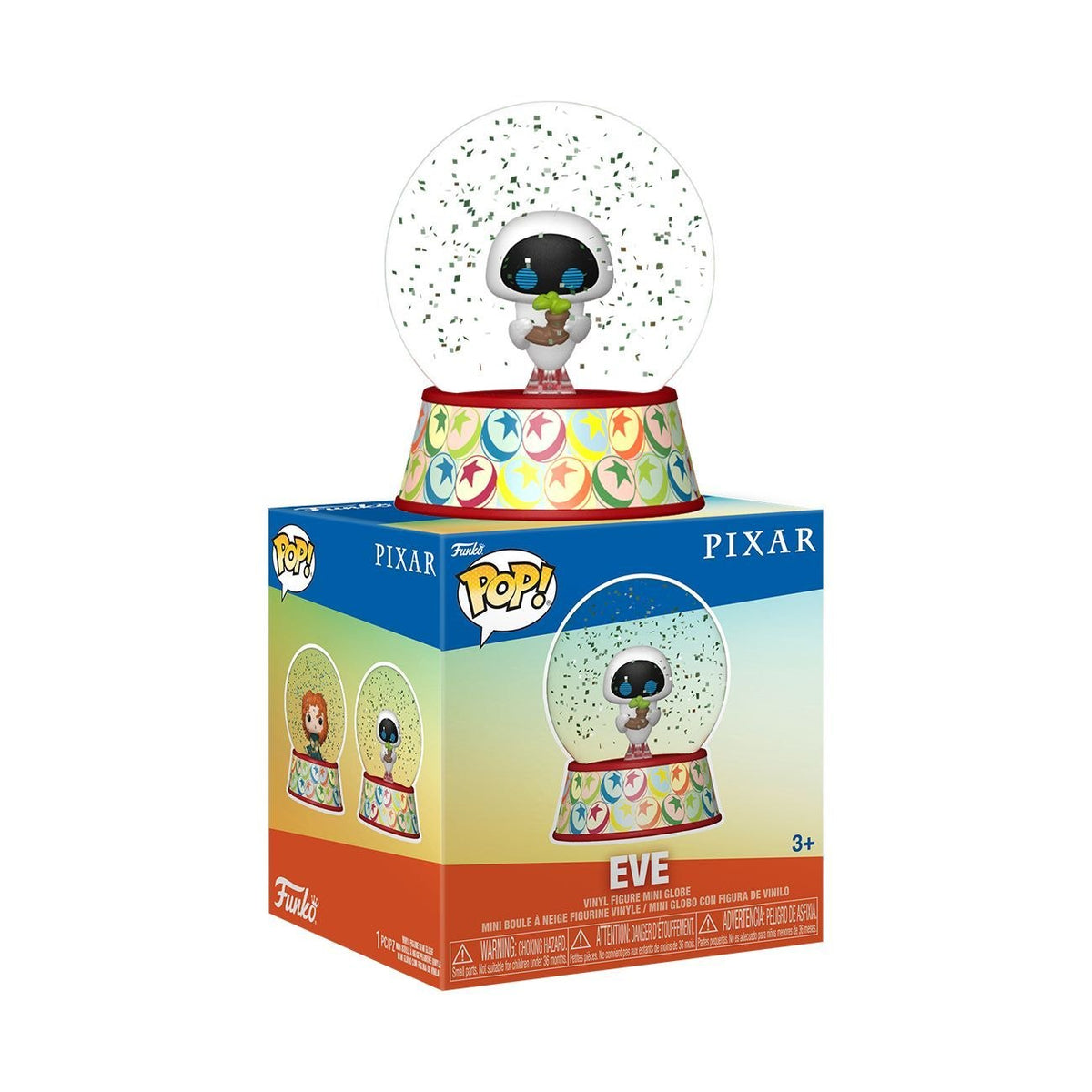 Pixar - Mini Glitter Snow Globes Assortment (Display of 12)