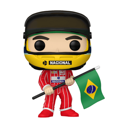 Formula 1 - Ayrton Senna with Flag Pop! Vinyl