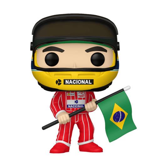 Formula 1 - Ayrton Senna with Flag Pop! Vinyl
