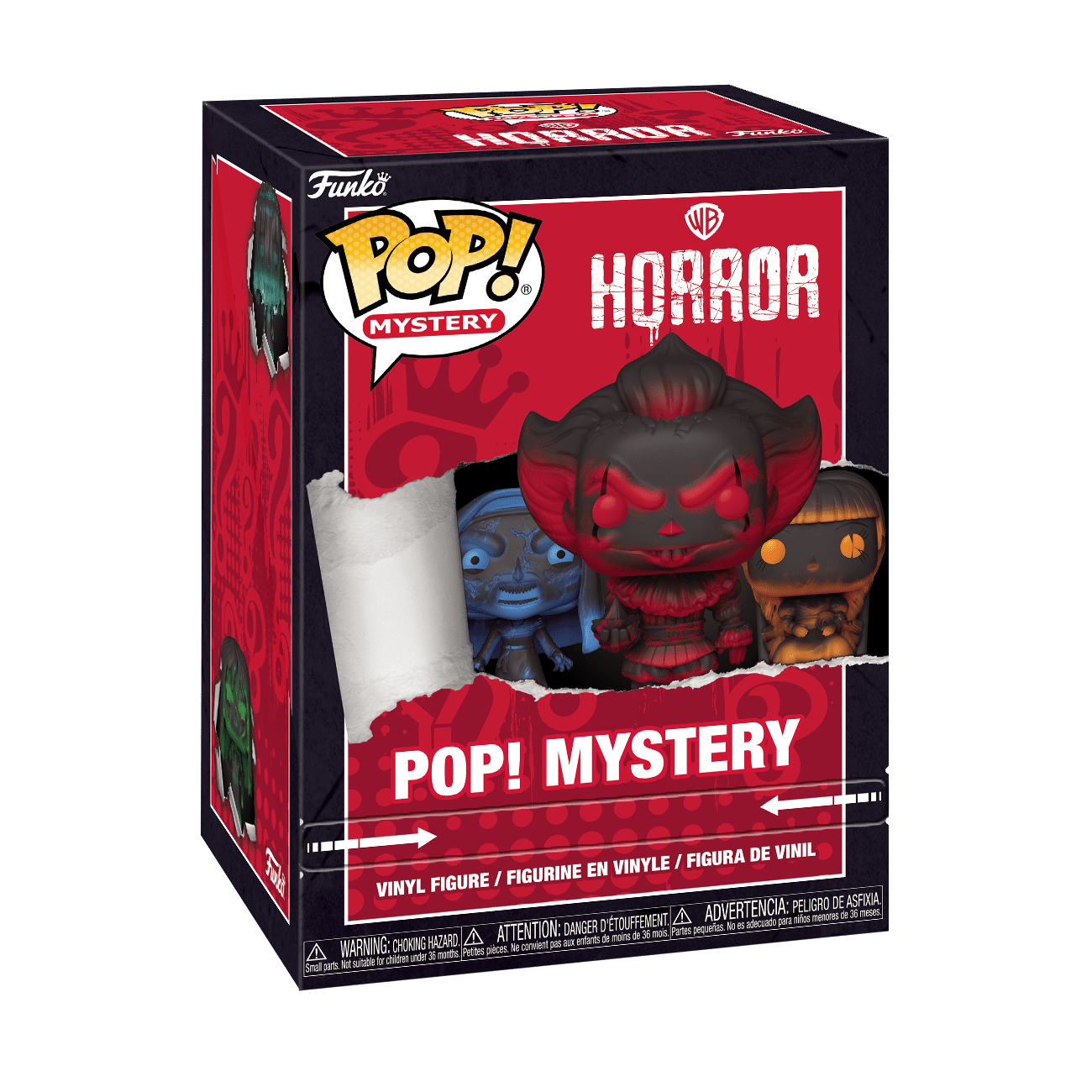 Warner Bros: Horror - Mystery Pop! Vinyl Blind Box Assortment (Display of 6)
