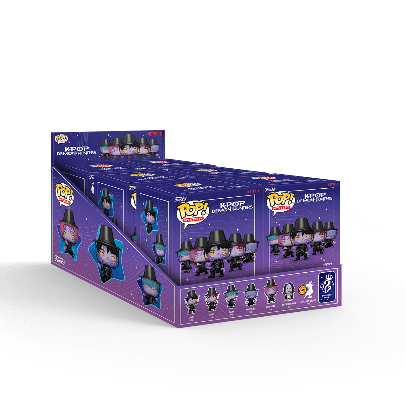 KPop Demon Hunters - Mystery Pop! Vinyl Blind Box Assortment (Display of 6)