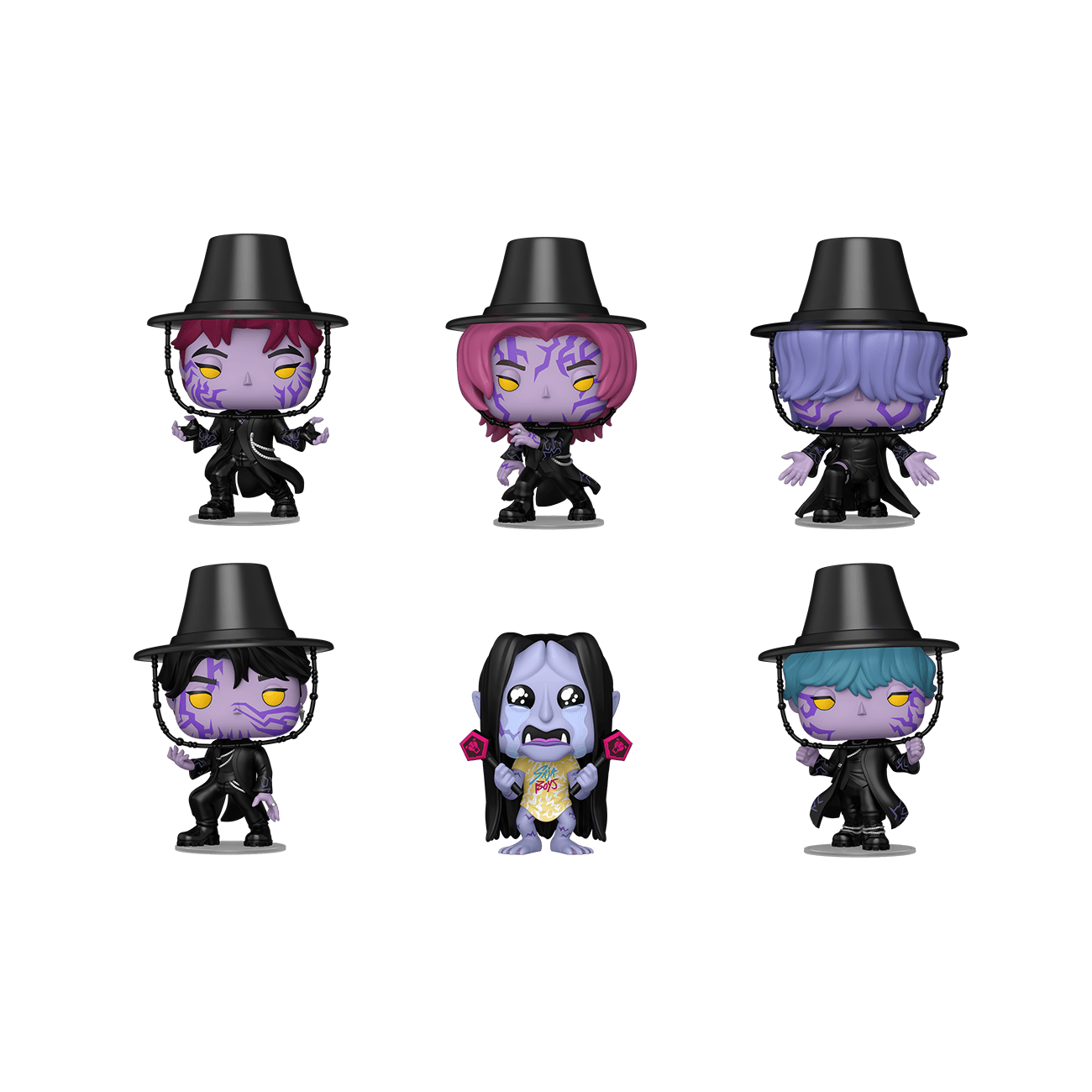 KPop Demon Hunters - Mystery Pop! Vinyl Blind Box Assortment (Display of 6)