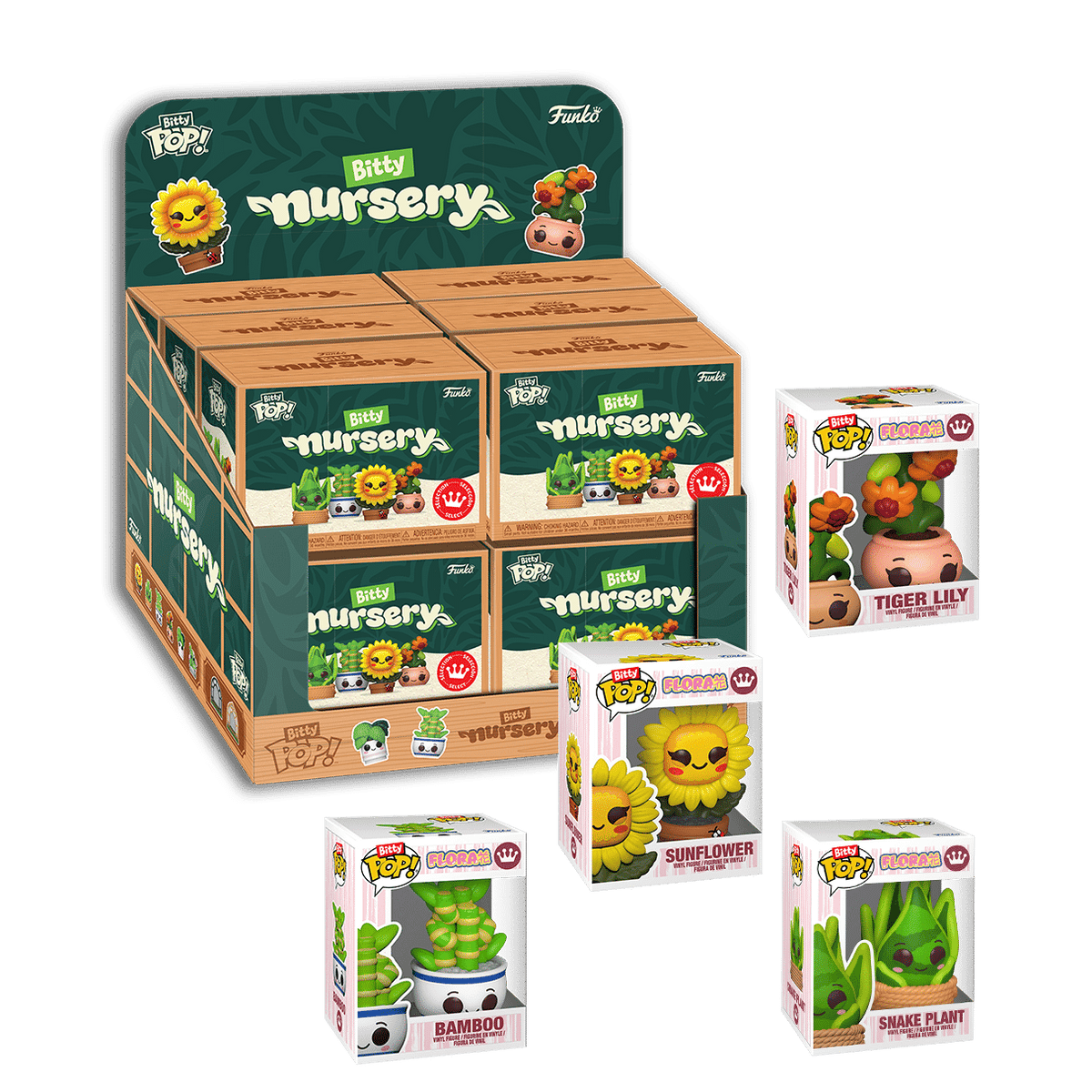 Kawaii Plants - Terrariums Bitty Pop! Town Blind Box (Display of 12)